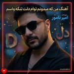 کاور آهنگ من که میدونم توام دلت تنگه واسم از امیر نامور