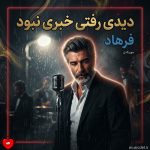 دانلود آهنگ دیدی رفتی خبری نبود دلتنگیم الکی نبود