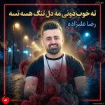 دانلود آهنگ ته خوب دونی مه دل تنگ هسه تسه از رضا علیزاده